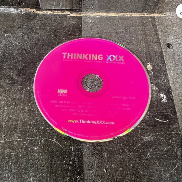 Thinking X - DVD - 2005 - Jameson Timothy Greenfield-Sanders - Disc Only